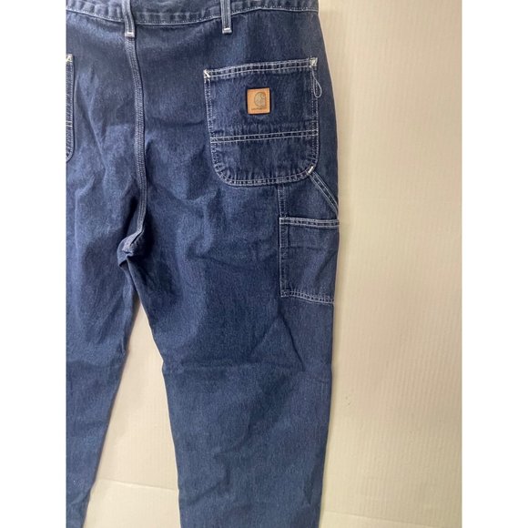 Carhartt men’s Jeans 42 x 32 carpenter denim pants loose fit - Picture 5 of 16